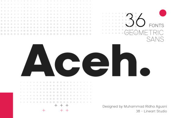Aceh: The Minimal Sans Serif Typeface for Modern Web Design