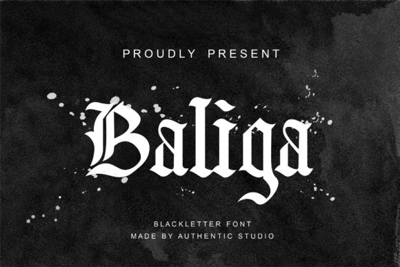 Baliga: The Gothic Typeface for Bold Digital Campaigns