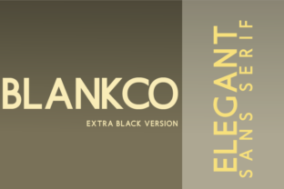 Blankco Extra Black: A Designer’s Take on Bold Geometric Branding