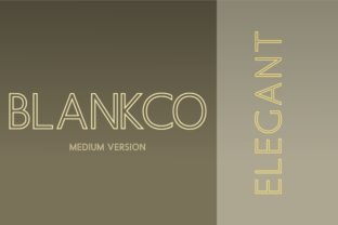 Blankco Outline Medium: A Modern Sans Serif for Digital Clarity