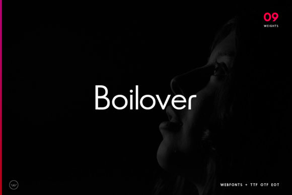 Boilover: The Minimal Sans Serif Font for Handmade Shop Branding