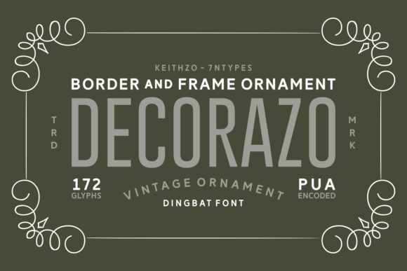 Decorazo: The Perfect Dingbats Font for Small Business Branding