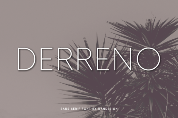 Derreno: The Minimal Sans Serif Font for Consistent Brand Identity