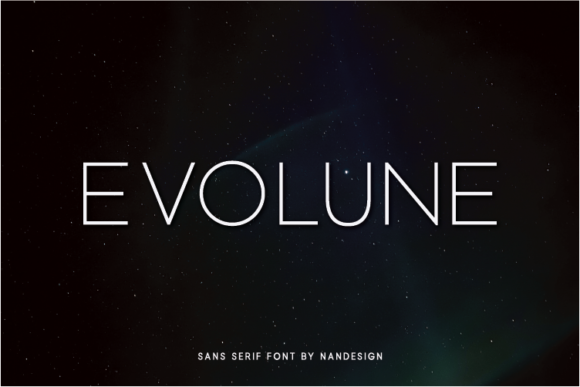Evolune: The Minimal Sans Serif Font for Scroll-Stopping Campaigns