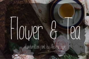 Flower Tea: A Romantic Sans Serif Font for Handmade Creations