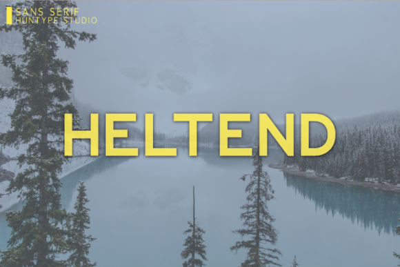 Heltend: The Bold Sans Serif Font for Scroll-Stopping Brand Visuals