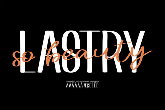 Lastry Typeface: Elevating Handmade Branding and Product Labels