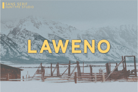 Laweno: The Bold Sans Serif Typeface for Modern Web Design