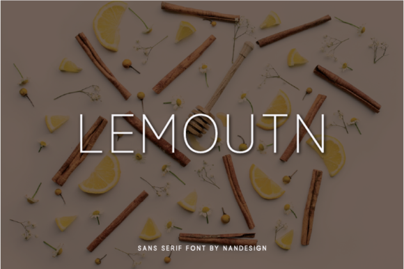Lemoutn: The Thin Sans Serif Typeface for Clean Digital Layouts