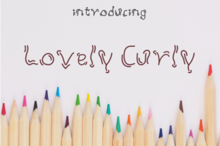 Lovely Curly: The Perfect Playful Typeface for Handmade Brands