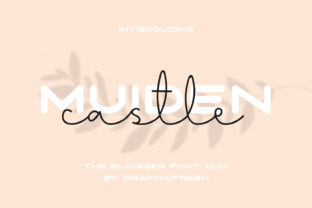 Muiden Castle Duo: A Modern Sans Serif Typeface for Authentic Branding