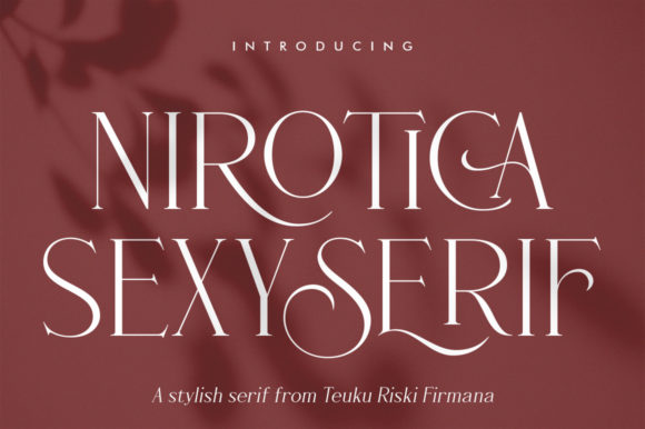 Nirotica: The Delicate Serif Font for Elegant Editorial Design