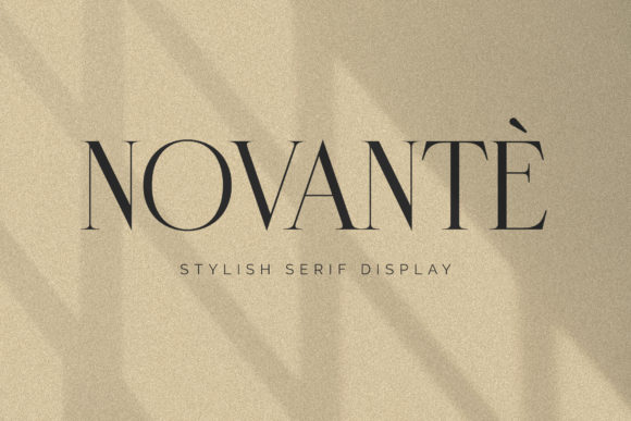Novante: The Serif Font That Elevates Small Business Branding