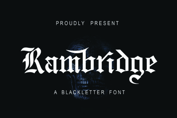 Rambridge: The Perfect Blackletter Typeface for Handmade Crafts