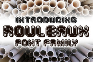 Rouleaux Typeface: A Decorative Font for Handmade Branding