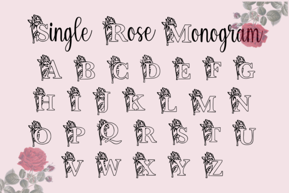 Single Rose Monogram: The Premium Font for Campaign Clarity