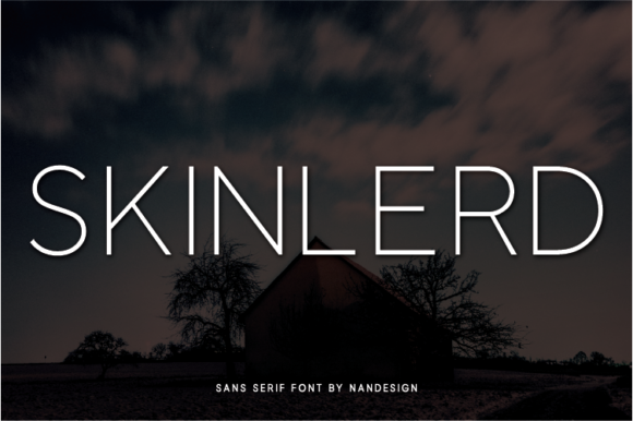 Skinlerd: The Minimalist Typeface for Modern Editorial Design