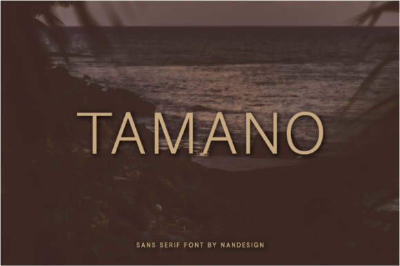 Tamano: The Modern Sans Serif Typeface for Polished Web Design