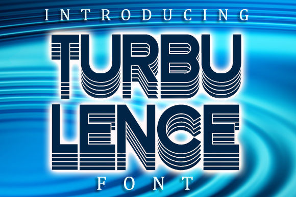 Turbulence: A Creative Decorative Typeface for Bold Branding
