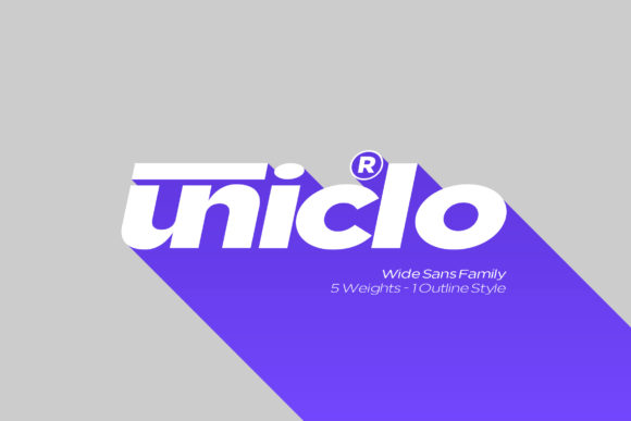 Uniclo: A Minimal Sans Serif Typeface for Modern Editorial Design