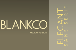 Upgrade Your Brand Identity With Blankco Medium Typeface