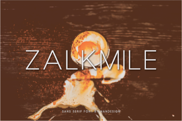 Zalkmile: A Modern Sans Serif Typeface for Web Design