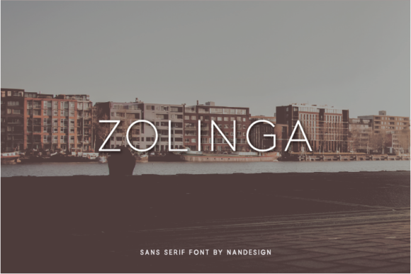 Zolinga: The Minimal Sans Serif Font for Clean Craft Designs
